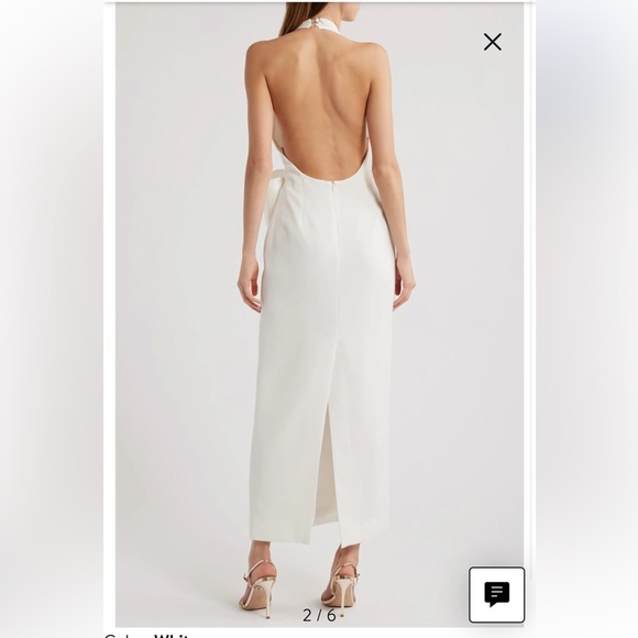 New With Tags Annique Bow Plunge Cocktail Dress - Picture 9 of 16